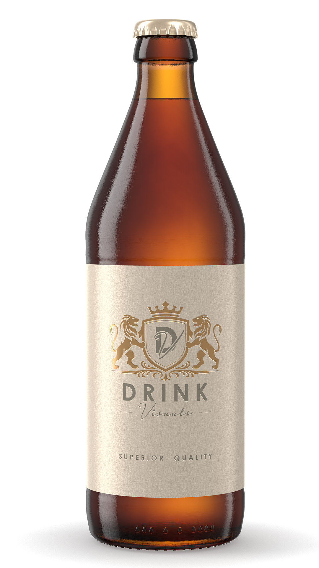 Renderings Euroflasche Bierfarbe Dunkel Renderings Euroflasche Bierfarbe Dunkel