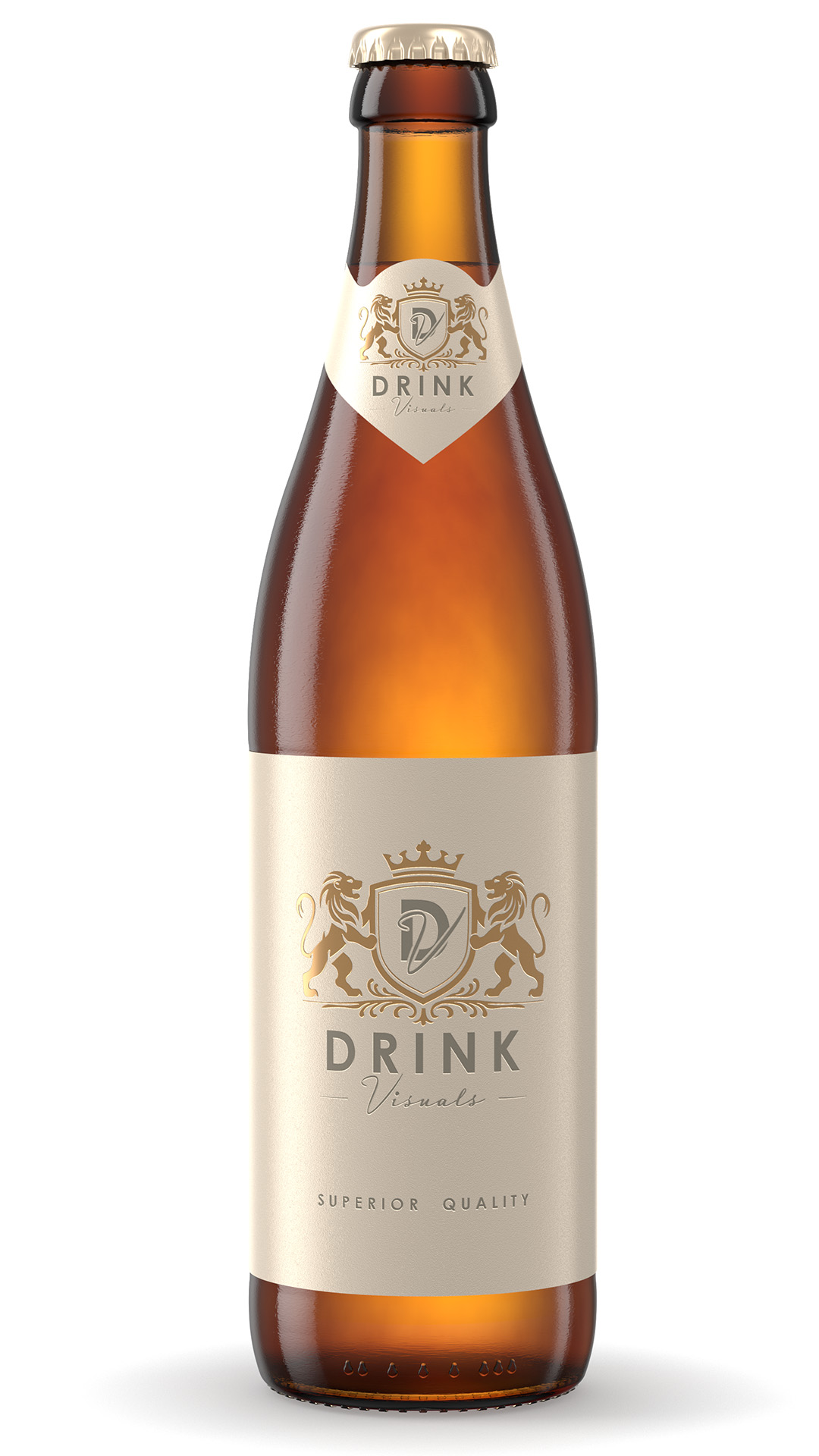 Rendering NRW-Flasche 500ml Rendering NRW-Flasche 500ml