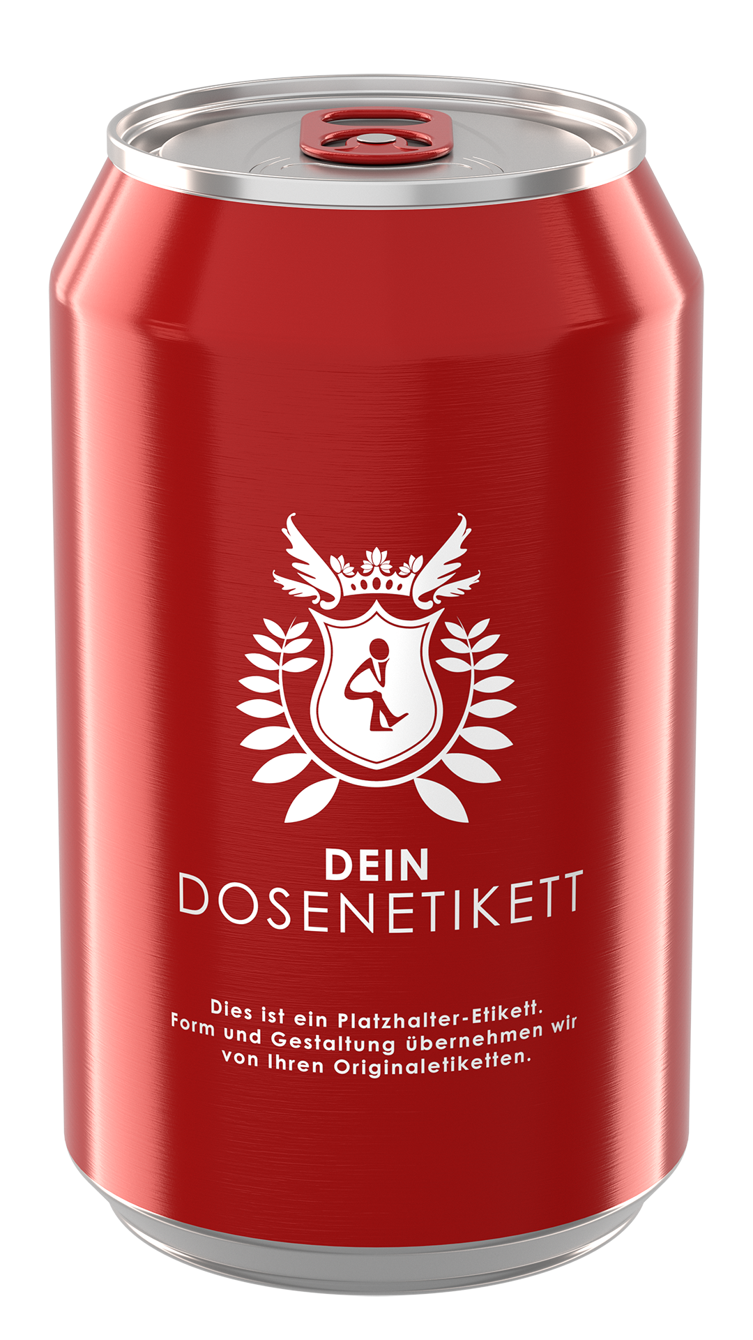 Dose gekippt Rendering Dose gekippt