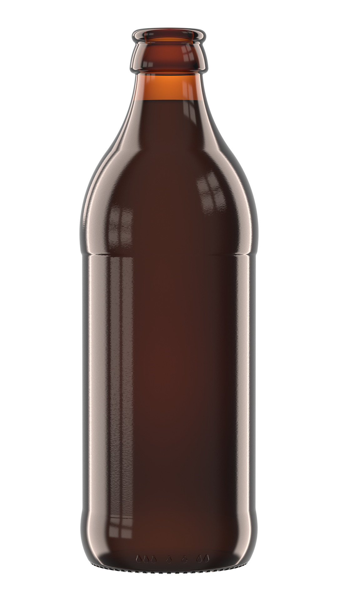 Rendering Euroflasche Bierfarbe 06
