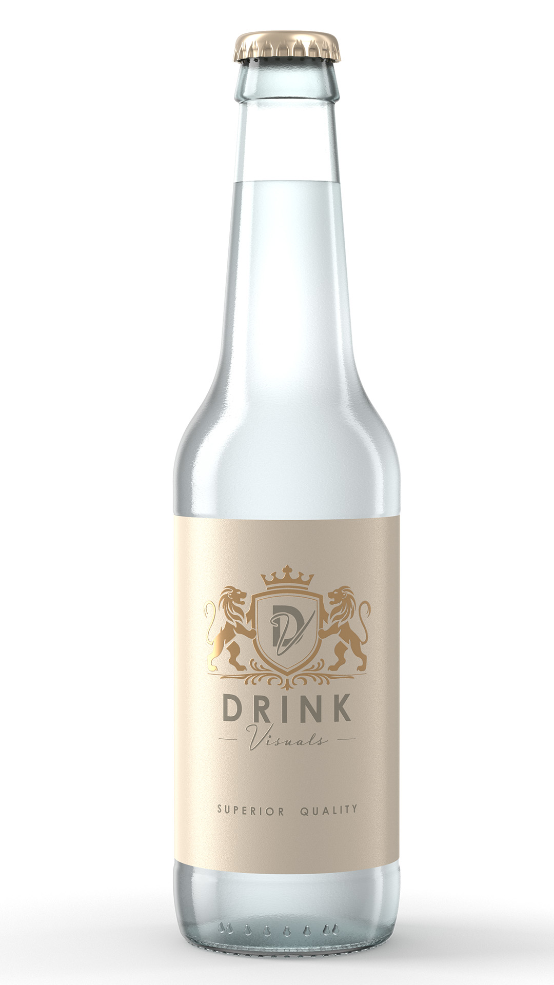 Rendering Flasche Mineralwasser Rendering Flasche Mineralwasser