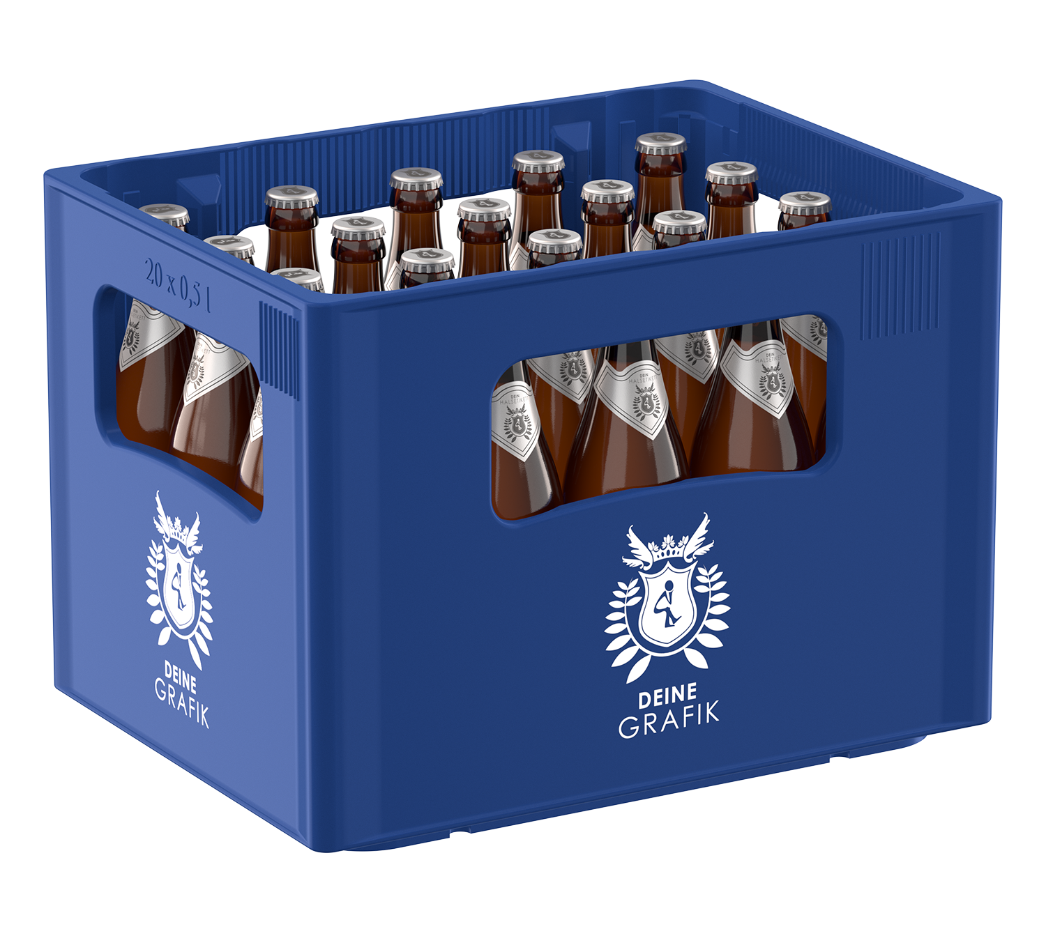 Perspektive NRW-Bierflaschen-Dunkel-Kasten Rendering NRW-Bierflaschen-Dunkel-Kasten