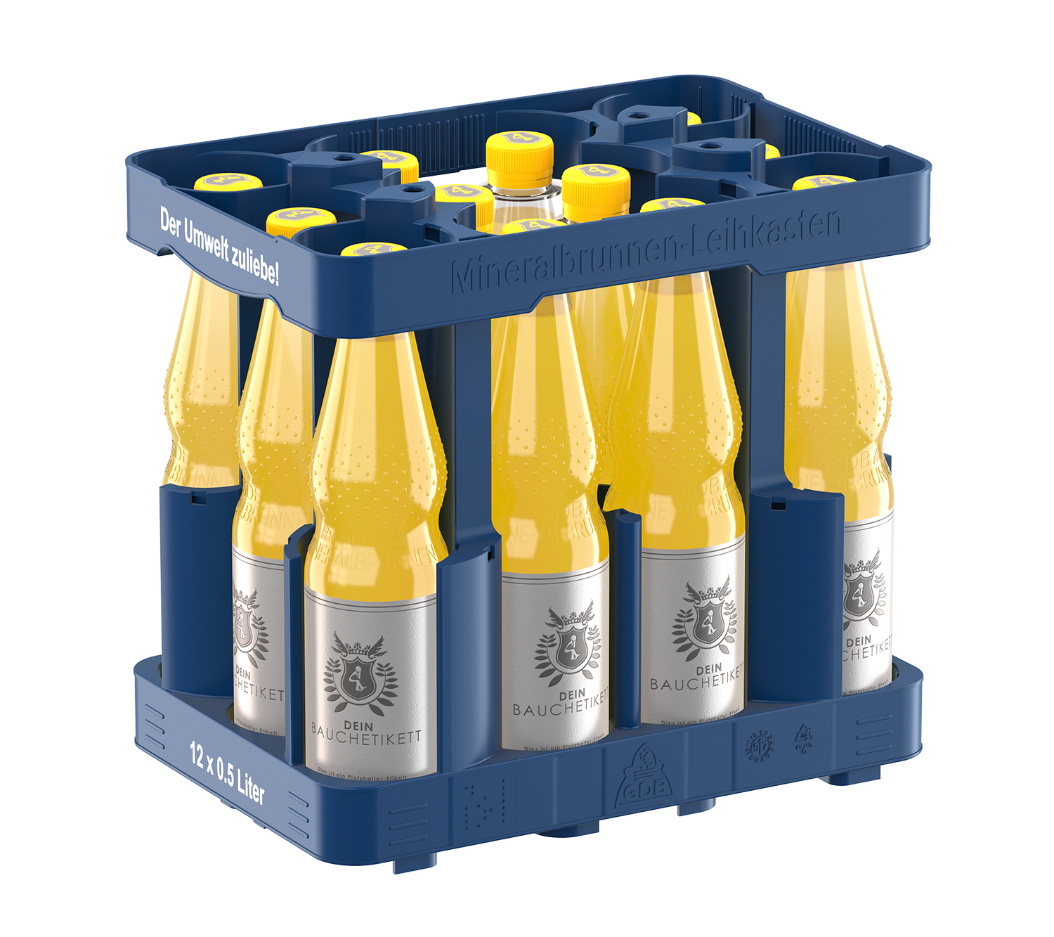 Rendering Limonaden-Kasten