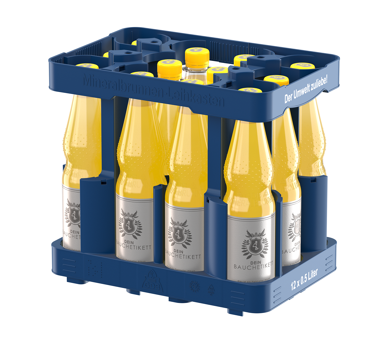Rendering Limonaden-Kasten