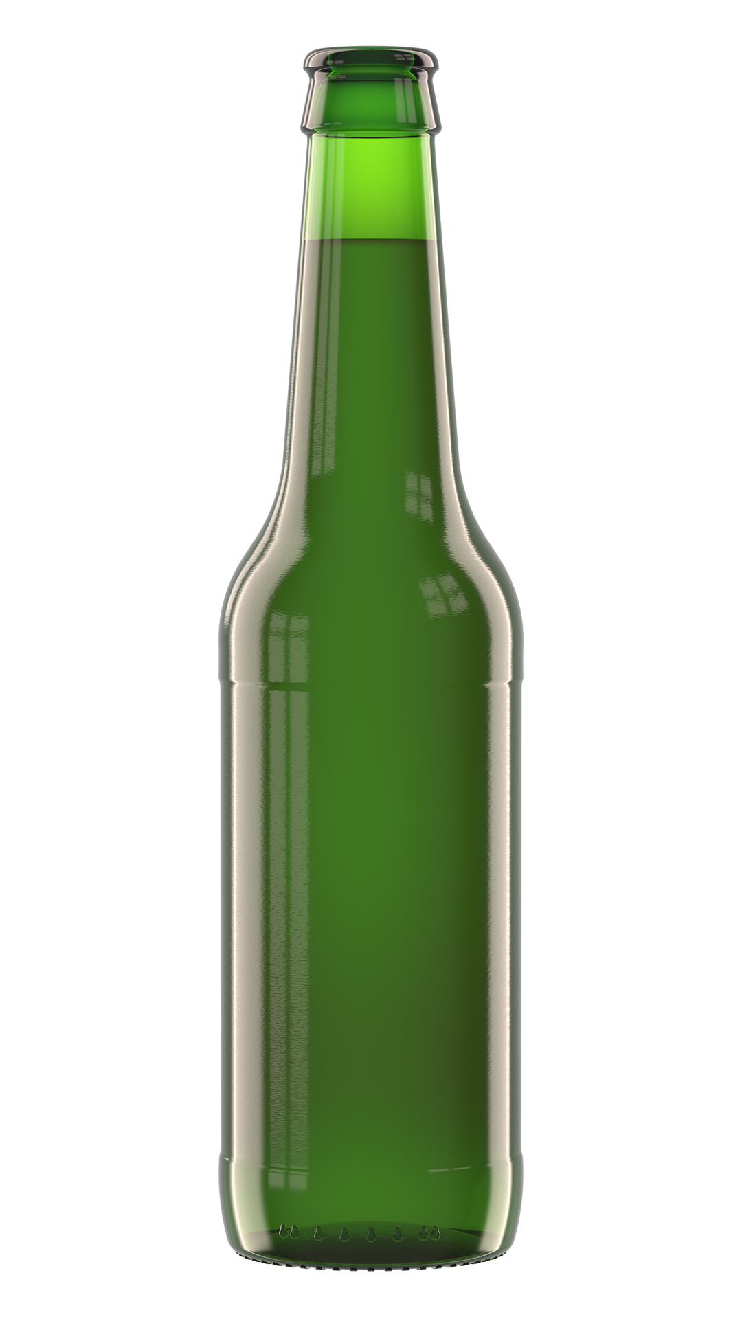 Bierfarbe Pilsener, Weißbier Rendering Longneck Bierfarbe 02