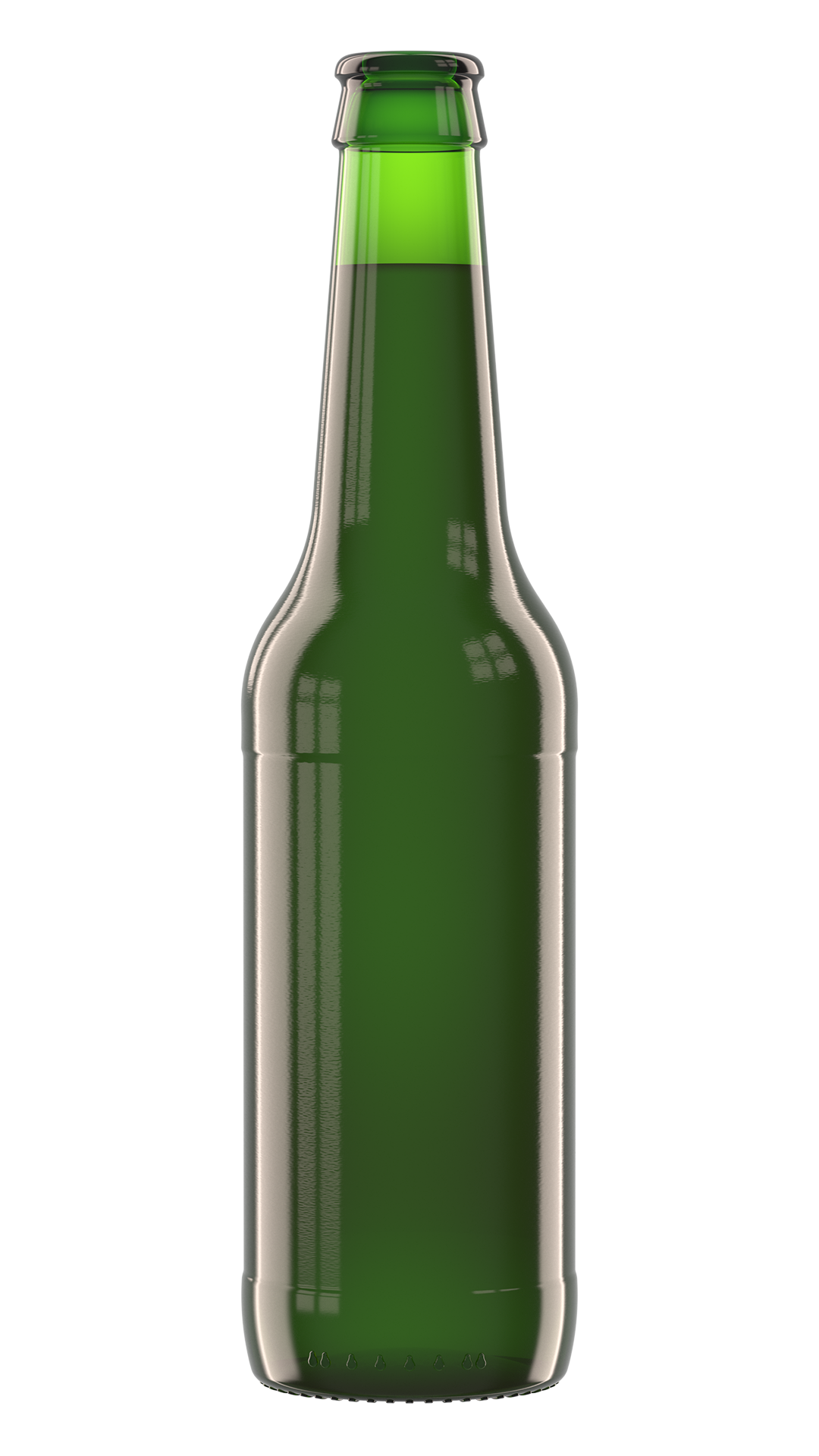 Bierfarbe Alt Dunkel, Lager Dunkel Rendering Longneck Bierfarbe 04