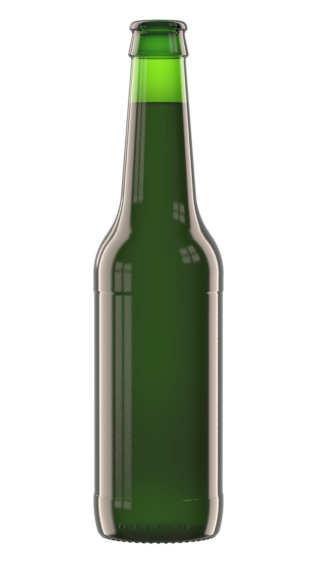 Bierfarbe Bock, Weißbier Dunkel Rendering Longneck Bierfarbe 05