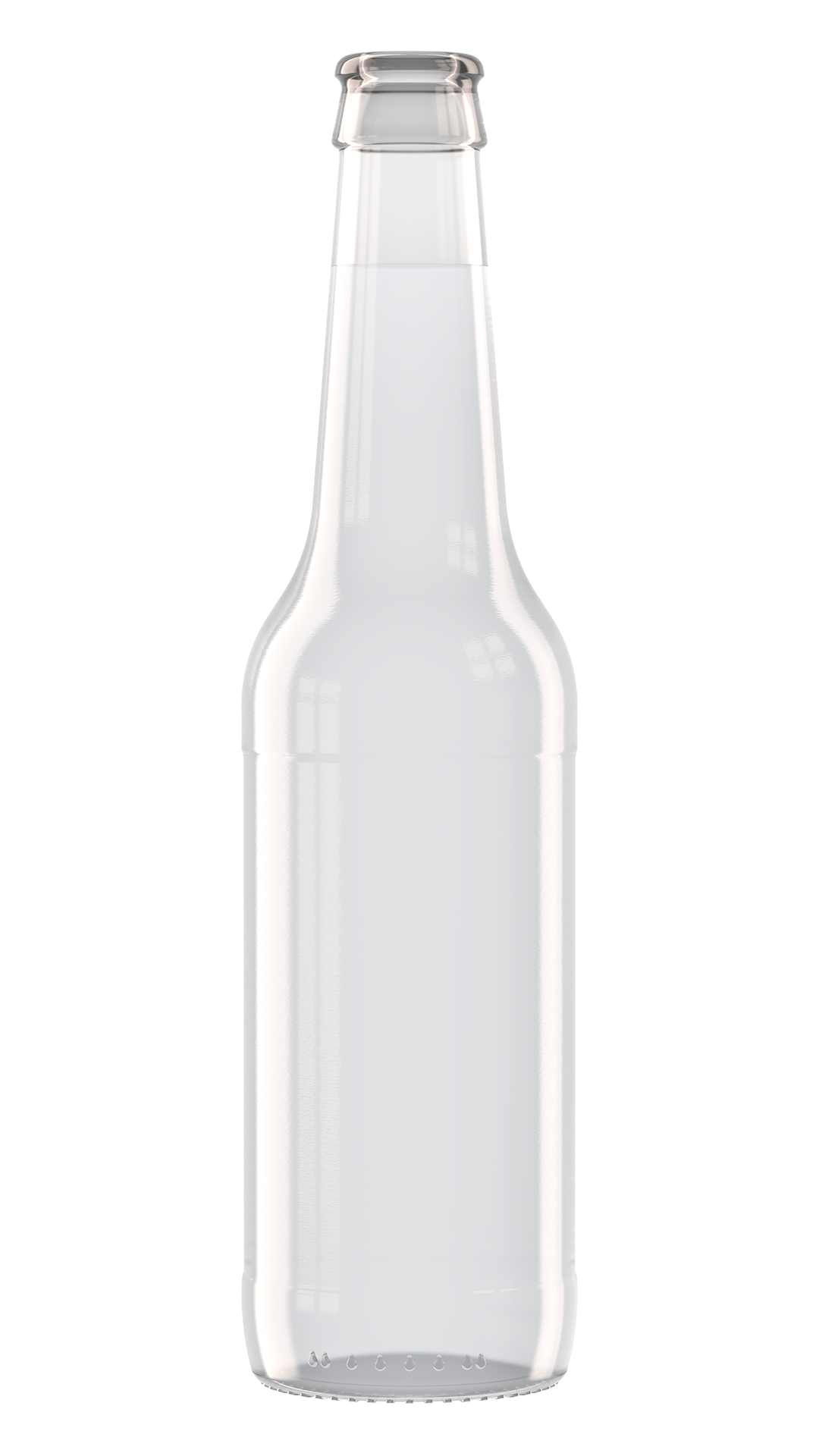 Getränkefarbe Wasser, Zitrone Klar, Cola Klar Rendering Longneck Getränkefarbe 01