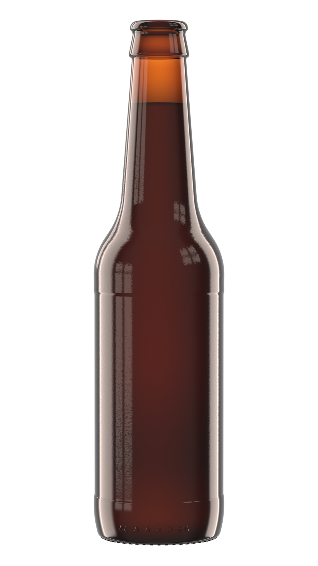 Bierfarbe Bock, Weißbier Dunkel Rendering Longneck Bierfarbe 05