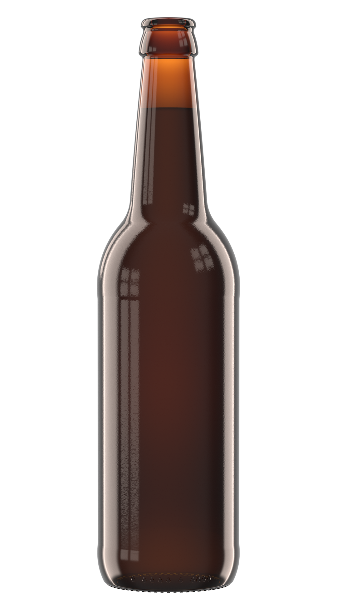 Bierfarbe Stout, Porter, Schwarzbier Rendering Longneck Bierfarbe 06