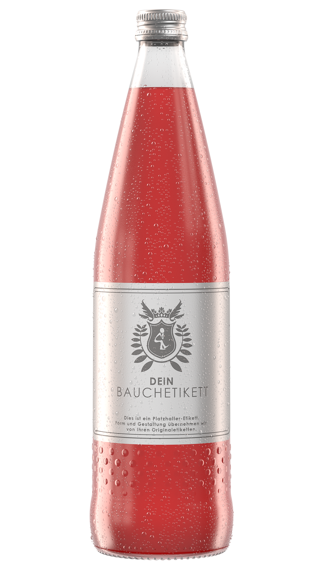 Rendering N2-Flasche Kalt mit Tautropfen