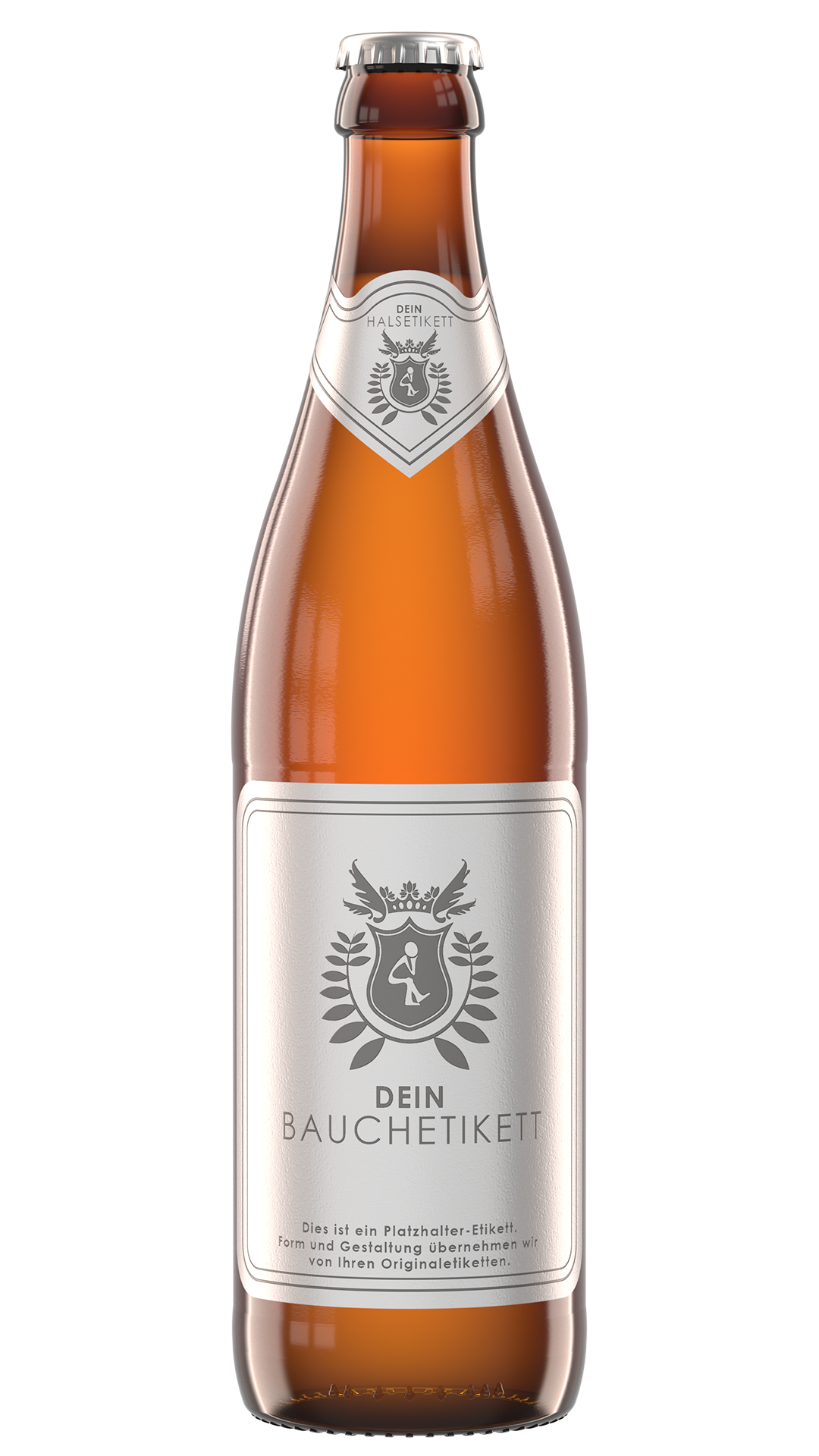 NRW-Bierflasche Frontal Rendering NRW-Bierflasche