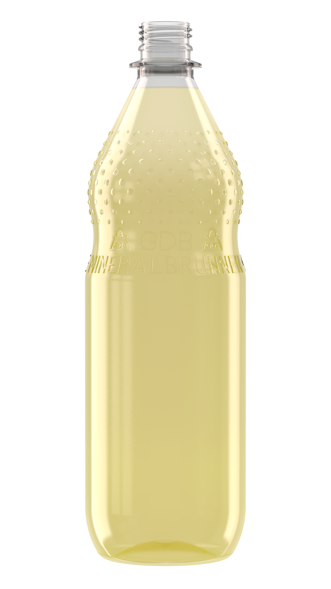 Getränkefarbe ISO, Zitrone Trüb, Honigmelone Rendering PET-Flasche Getränkefarbe 03