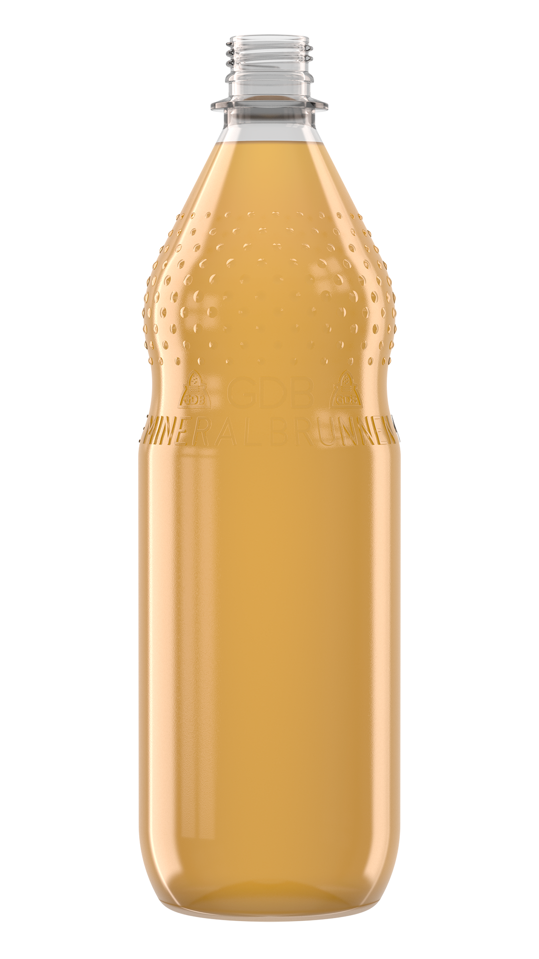 Getränkefarbe Eistee Rendering PET-Flasche Getränkefarbe 08