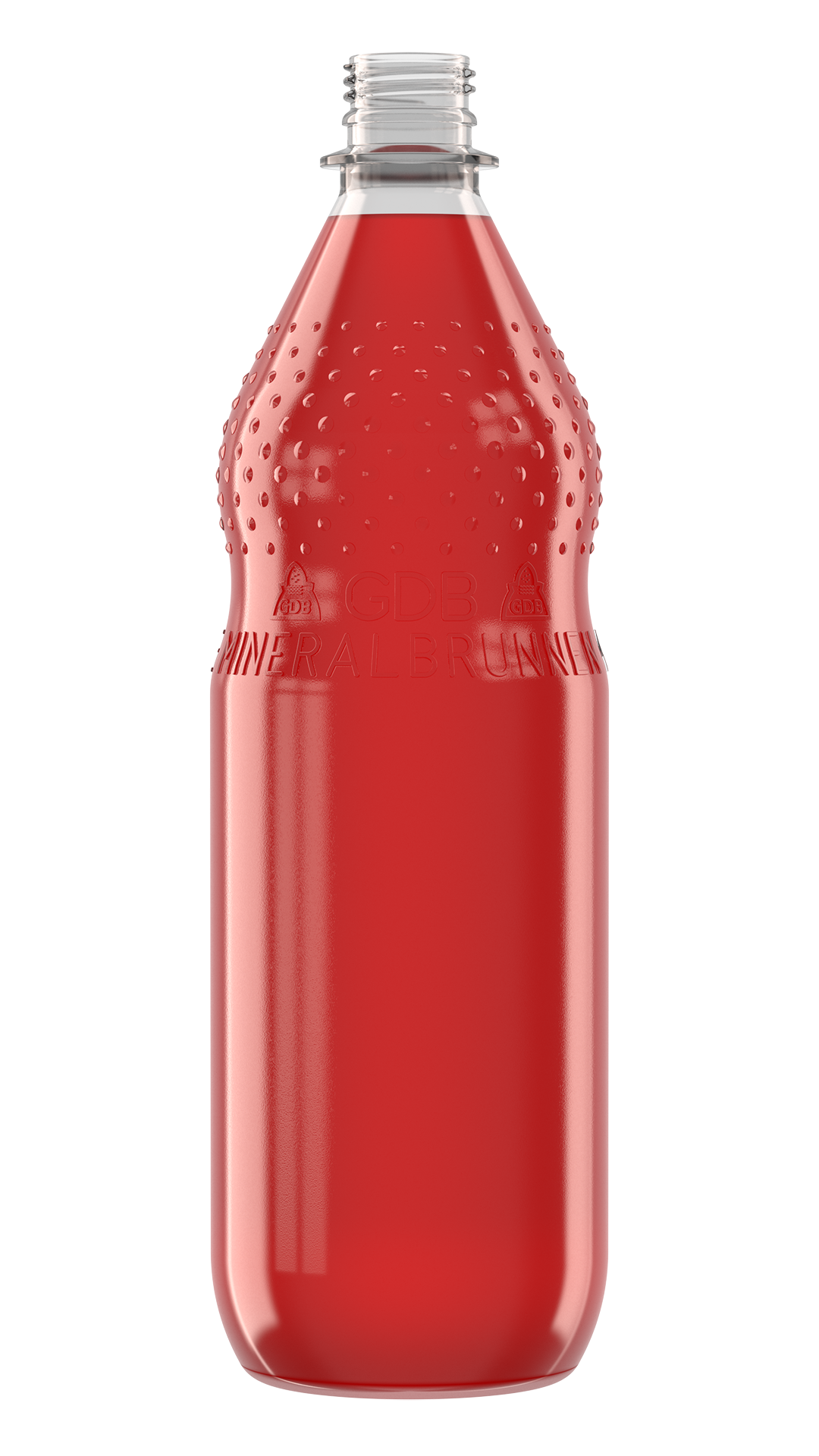Getränkefarbe Kirschsaft, Kirsch-Limo, Apfel-Kirsch, Kirsch-Holunder Rendering PET-Flasche Getränkefarbe 09