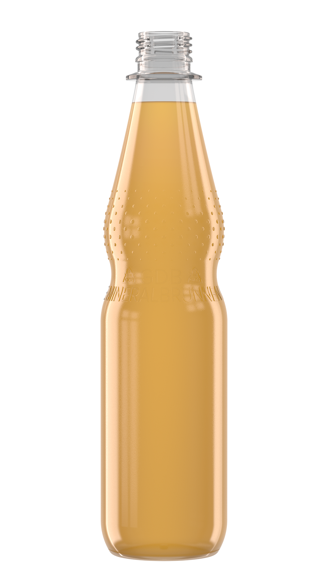 Getränkefarbe Eistee Rendering PET-Flasche Getränkefarbe 08