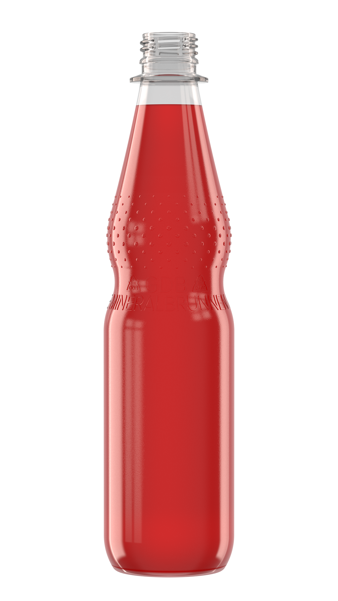 Getränkefarbe Kirschsaft, Kirsch-Limo, Apfel-Kirsch, Kirsch-Holunder Rendering PET-Flasche Getränkefarbe 09
