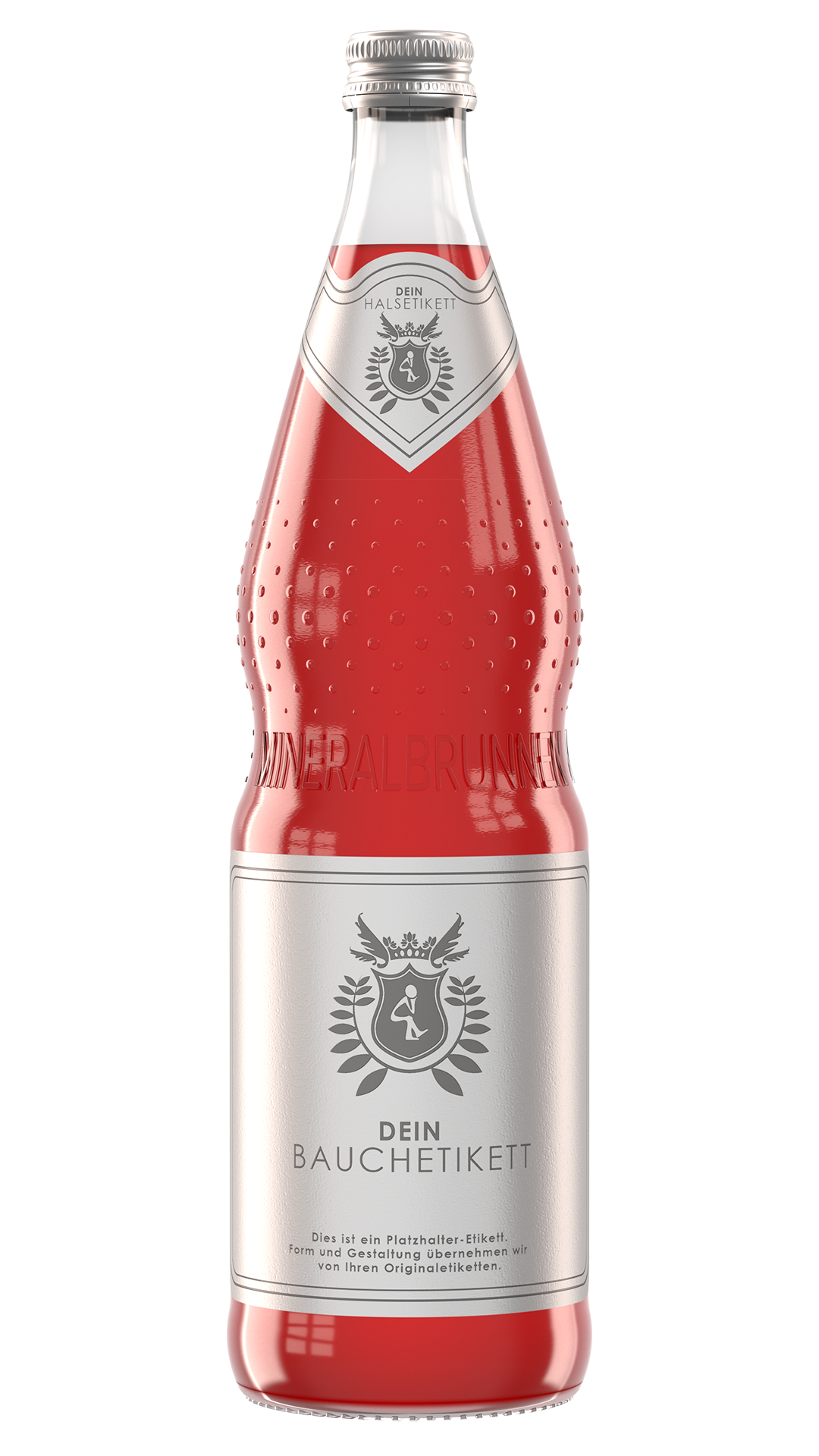 Rendering Perlenflasche Limoflasche