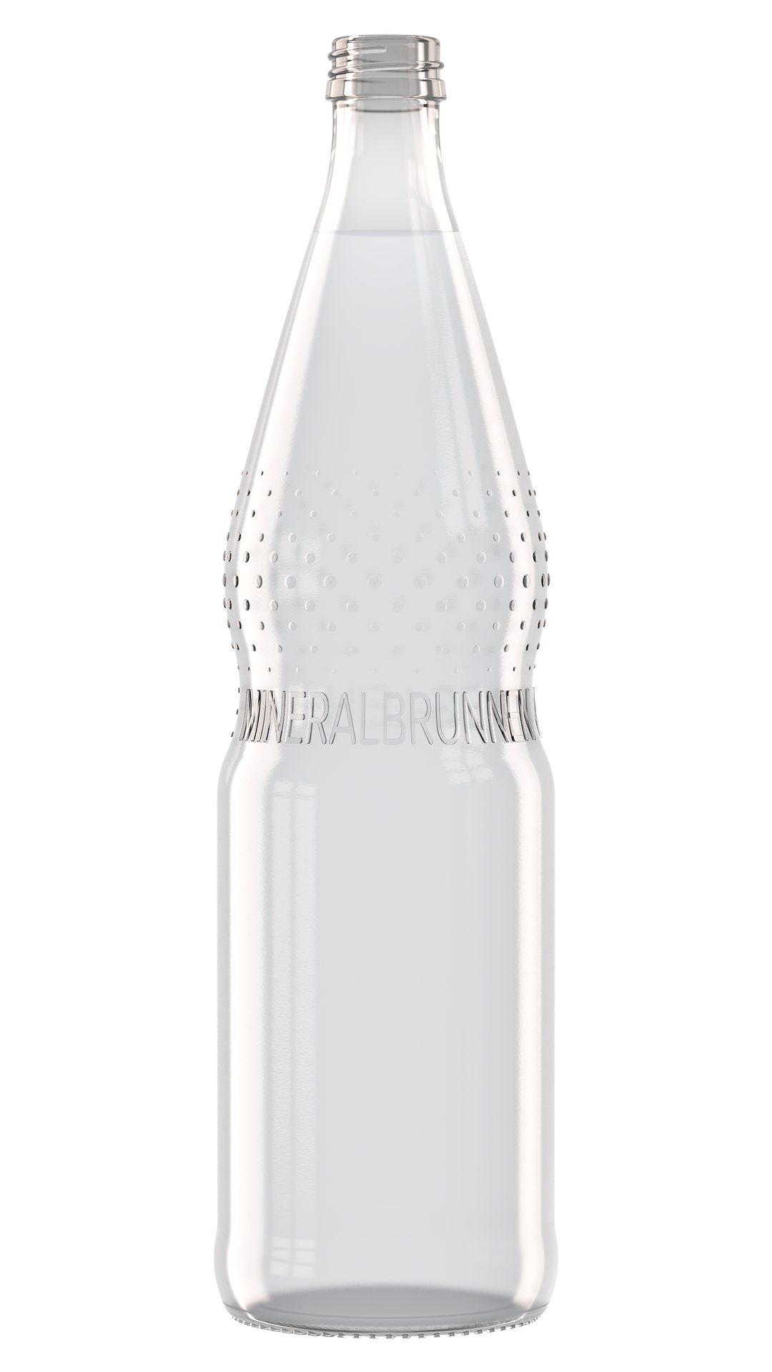 Rendering Perlenflasche Getränkefarbe 01