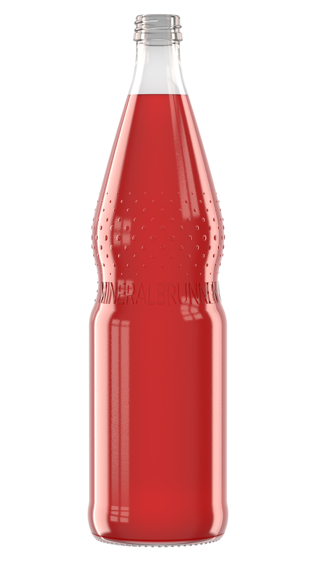 Rendering Perlenflasche Getränkefarbe 09