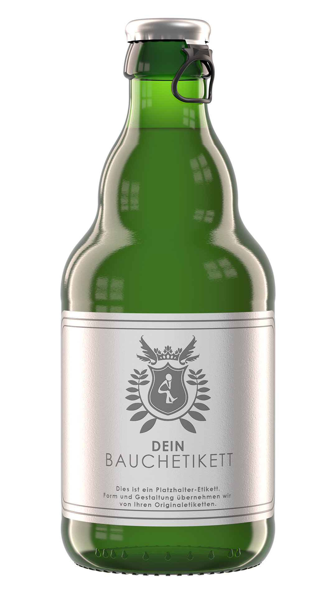 Steinie Frontal Rendering Steinie Bierflasche