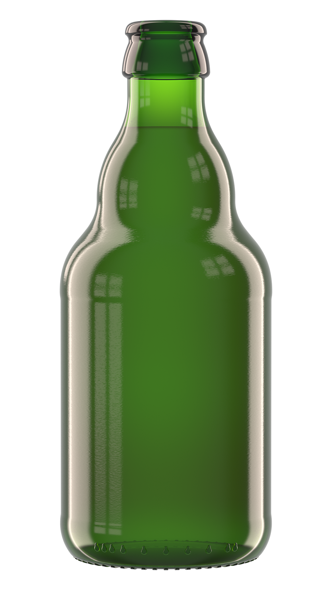 Bierfarbe Pilsener, Weißbier Rendering Steinie Bierfarbe 02
