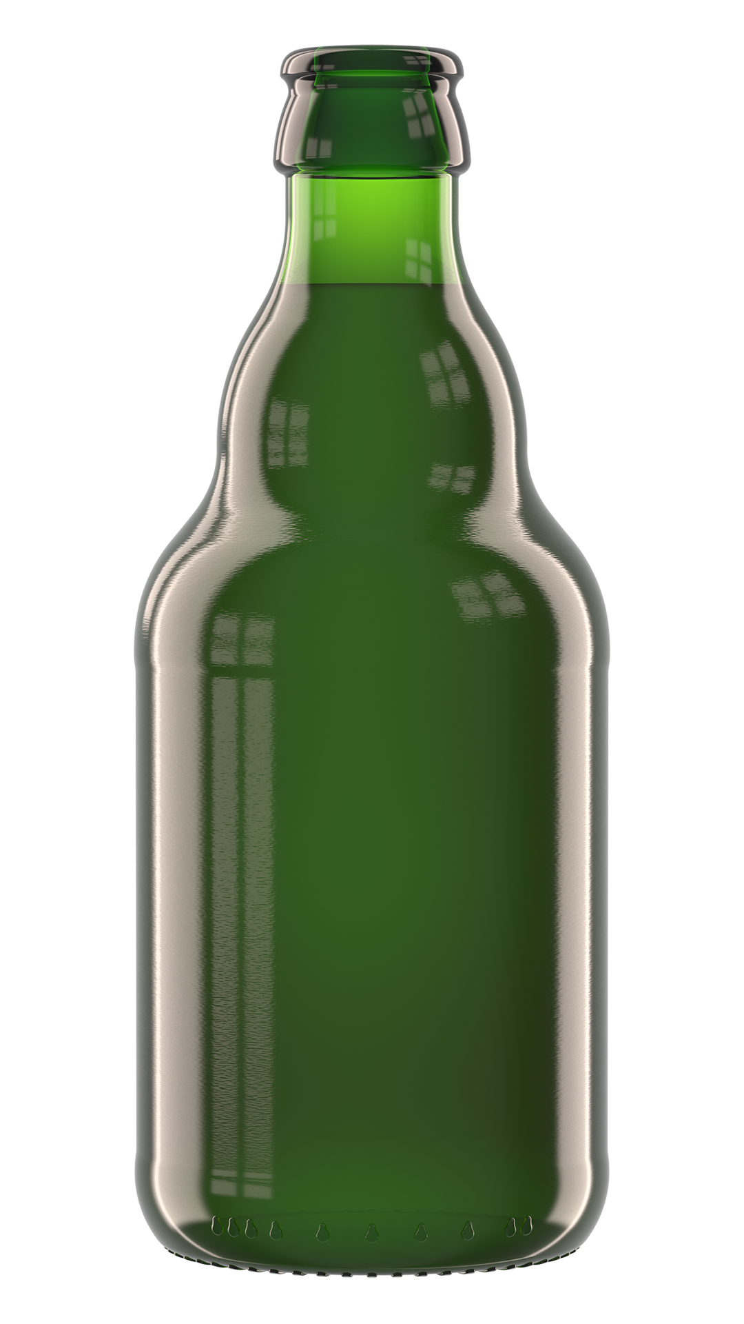 Bierfarbe Alt Dunkel, Lager Dunkel Rendering Steinie Bierfarbe 04