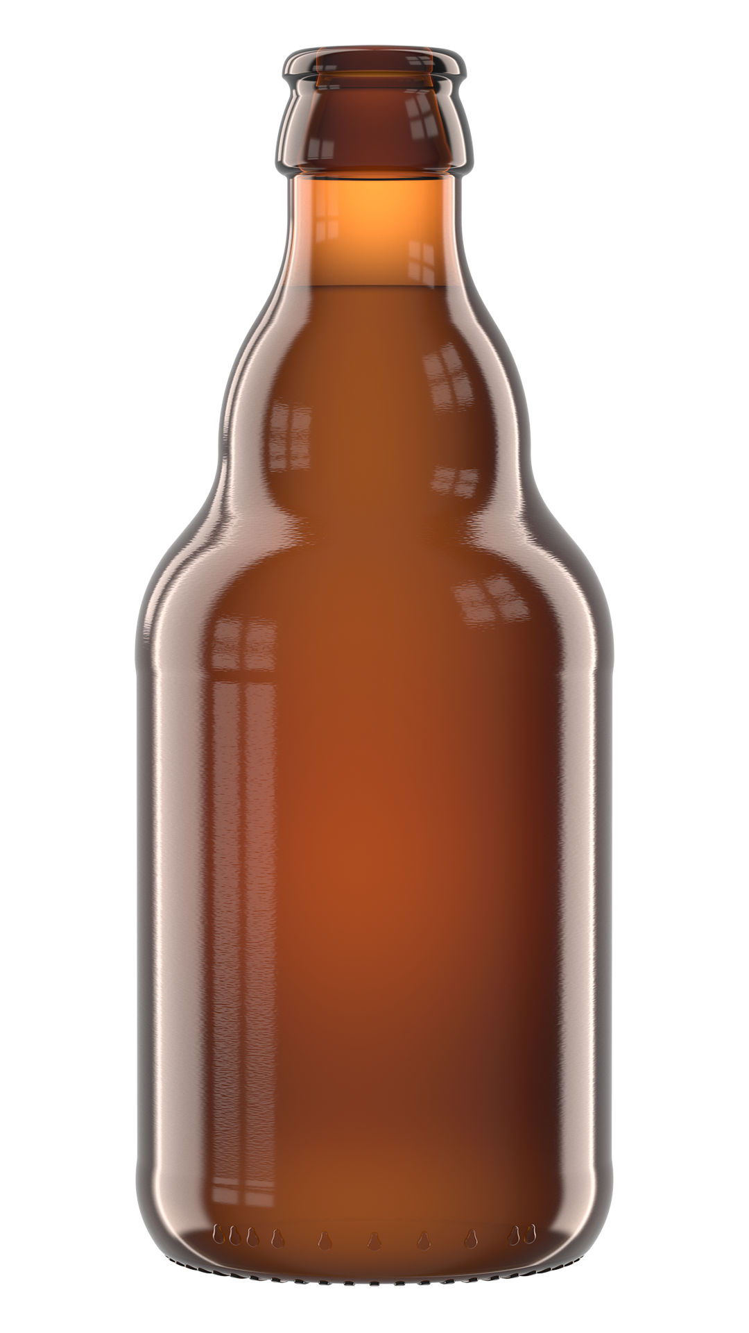 Bierfarbe Alt Dunkel, Lager Dunkel Rendering Steinie Bierfarbe 04