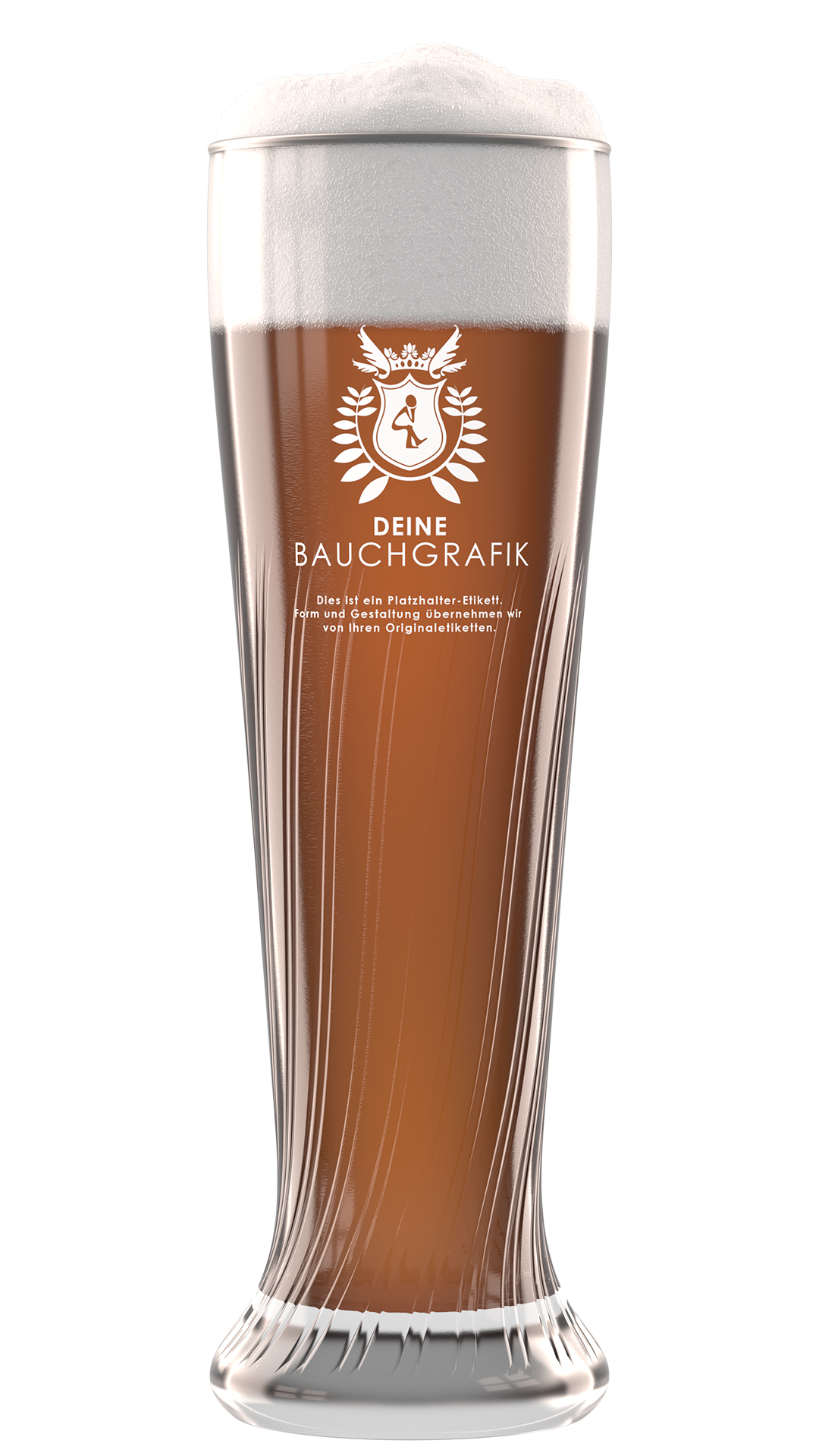 Rendering Weizenglas Dunkles Weizen Rendering Weizenglas Dunkles Weizen