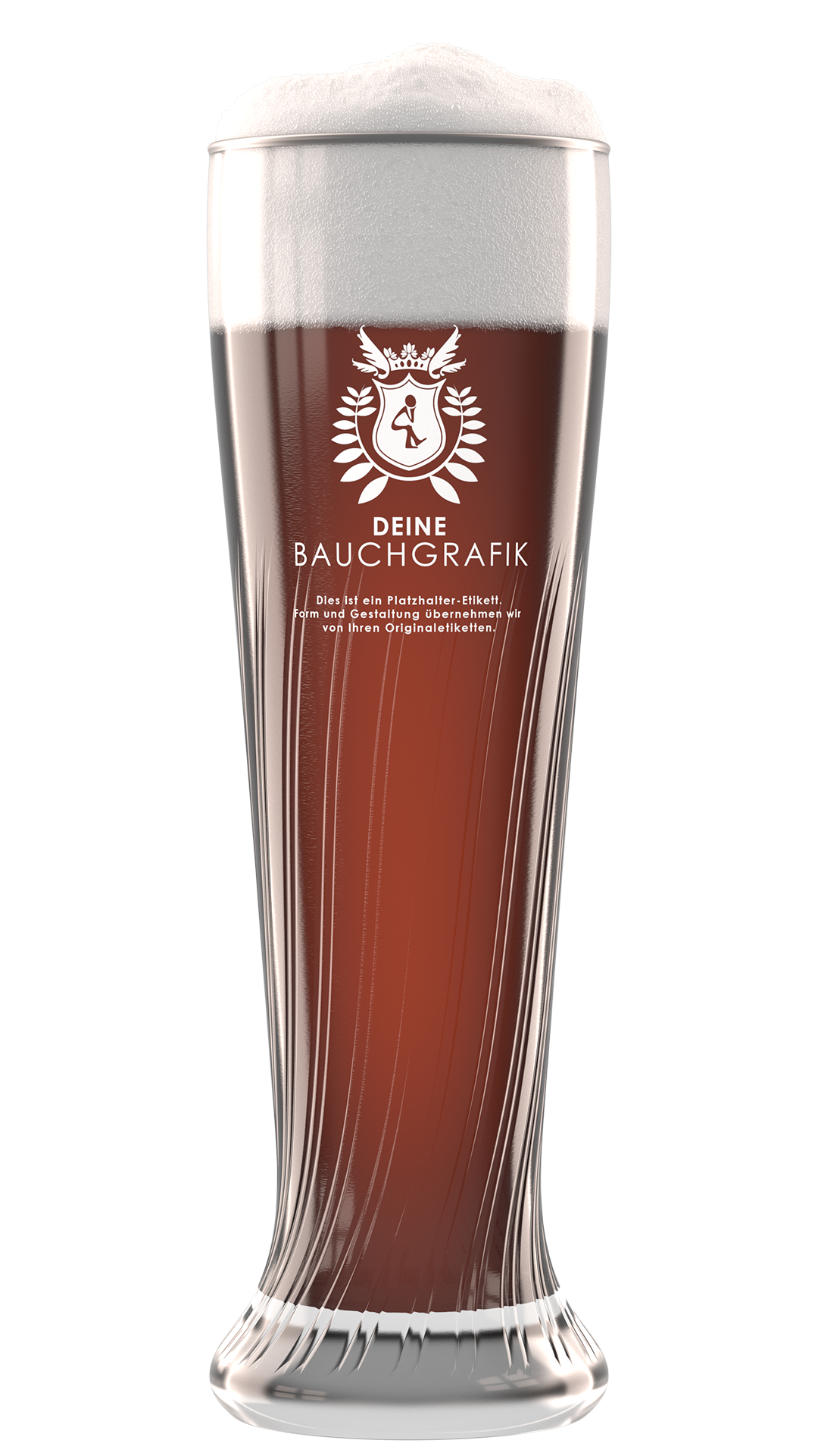 Rendering Weizenglas Dunkles Weizen Rendering Weizenglas Dunkles Weizen